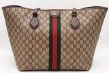Gucci Gg Monogram Supreme Canvas Ophidia Tote Bag Eb1026wrxde