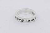 Chrome Hearts Spacer Forever Ring Sterling Silver 13.2g Size 12.75 Eb0326oxzsa