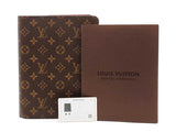 Louis Vuitton Monogram Agenda Gm Brown Aa0726wzxsa