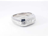 1.20 Cttw Diamond & 95% Platinum Ring 17.4 Grams Size 9.75 Fw0926izxdu