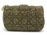 Christian Dior Miss Dior Tweed Gold Crossbody Aa1026pzxsa