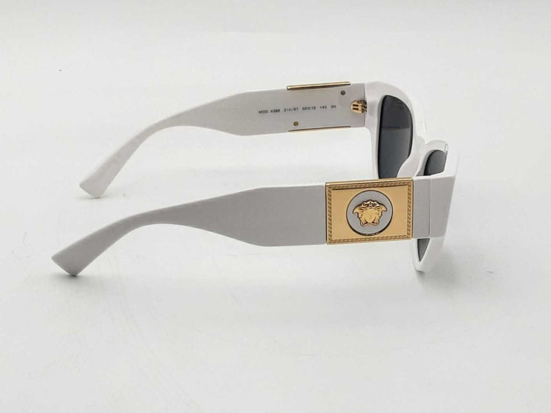 Versace 4398 Cat Eye White Sunglasses Aa1025rzsa