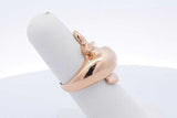 14k Yellow Gold Dolphin Ring 20.4 Grams Size 5.5 Eb1024lxolsa