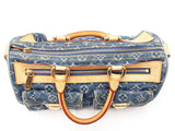 Louis Vuitton Blue Monogram Denim Neo Speedy Handbag Sd0726izxdu