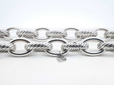 David Yurman Cable Chain Necklace In Sterling Silver 111.4g 18 Inch Fw0126irxdu