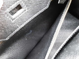 Hermes Birkin 30 Noir Black Epsom Gold Hardware Handbag Do0825lxzxzde