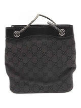 Gucci Gg Canvas Gifford Tote Bag With Braided Leather Handles Eb0726wrxsa
