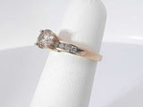0.90 Cttw Diamond 10k Yellow Gold Ring 2.6 Grams Size 4.5 Aa0525lzxzsa