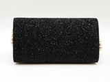 Jimmy Choo Black Glitter Bohemia Shoulder Bag Sd0626ozxde