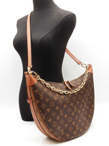Louis Vuitton Loop Hobo Bag & Pochette In Monogram Coated Canvas Fw0826irzdu