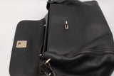 Mcm Black Leather Flap Top Handle Crossbody Satchel Bag Eb0926lxzsa