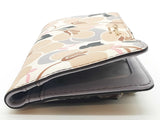 Kate Spade Cameron Breezy Floral Purple Tan Large Slim Bilfold Wallet Do0426lrde