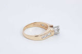 0.64cttw Diamond 14k Yellow Gold Ring 5.1 Grams Size 6.5 Eb0626rxzdu