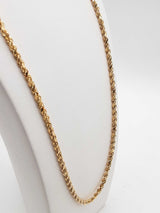 10k Yellow Gold Rope 29.7g Chain 26 In Do0724xzde