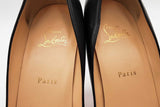 Christian Louboutin Apostrophy Black Leather Pumps Size 42 Eb0526lxzsa
