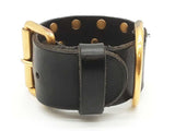 Gucci Feline Head Studded Leather Bracelet Sd0226ozxde