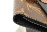 Louis Vuitton Monogram Canvas & Black Leather Pallas Wallet Eb0726oxzdu