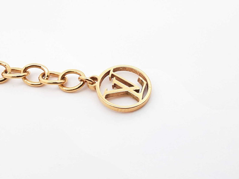Louis Vuitton Louisette Monogram Blossom Gold-tone Fashion Necklace Fw0725lxzdu