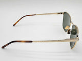 Yves Saint Laurent Ysl Sl551 Gold Brown Frames Green Lens Sunglasses Do0125exde