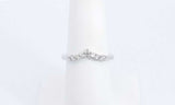 18k White Gold Diamond Ring Size 6.5, 3.4 Grams Eb0524lrxdu