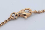 Diamond Hamsa Pendant Necklace In 18k Yellow Gold 8.2 Grams 18 Inch Eb0326crxdu