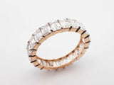 4.34 Cttw Lab-grown Diamond & 14k Yellow Gold Ring 2.4 Gram Size 6.5 Fw0725ecrdu