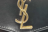 Yves Saint Laurent Black Leather Uptown Pouch Eb0626orxde