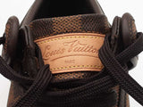 Louis Vuitton Trainers In Damier Ebene Coated Canvas Size Eu 38.5 Fw0126oxzdu