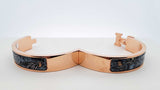 Hermès Clic H Sous Un Battement D'ailes Enamel Bracelet 6.5 Inch Fw1025orzdu