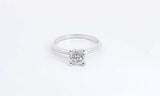 14k White Gold Lab Grown Diamond Solitaire Ring Size 7.5 Ebpcedu 144020004854