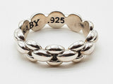 King Baby Small Infinity Link 0.925 Sterling Silver 8.6g Ring Size 12 Do0726rxde