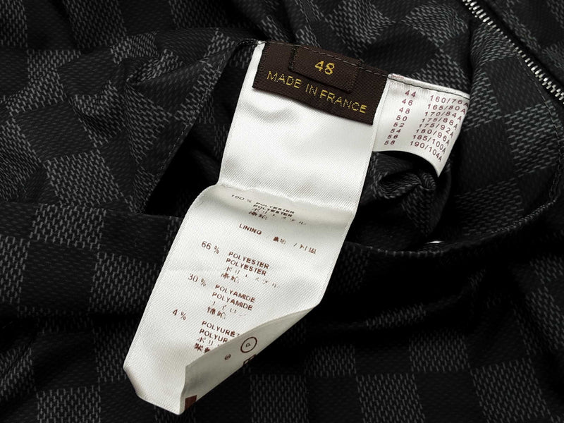 Louis Vuitton Graphite Damier Windbreaker Jacket Size Fr 48 Do0425rcxde