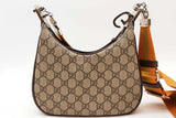Gucci Gg Supreme Canvas Web Attache Shoulder Bag Eb0426exzde