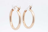 14k Yellow Gold Hoop Earrings 1.7 Grams Eb0726loxsa