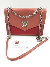 Louis Vuitton Mylockme Shoulder Bag In Rose Boudoir & Lie De Vin Eb0526lxxode