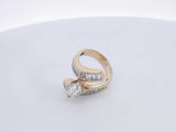 3.48 Cttw 14k Yellow Gold 9.4 G Wedding Ring Size 7 Aa0525wxzxsa