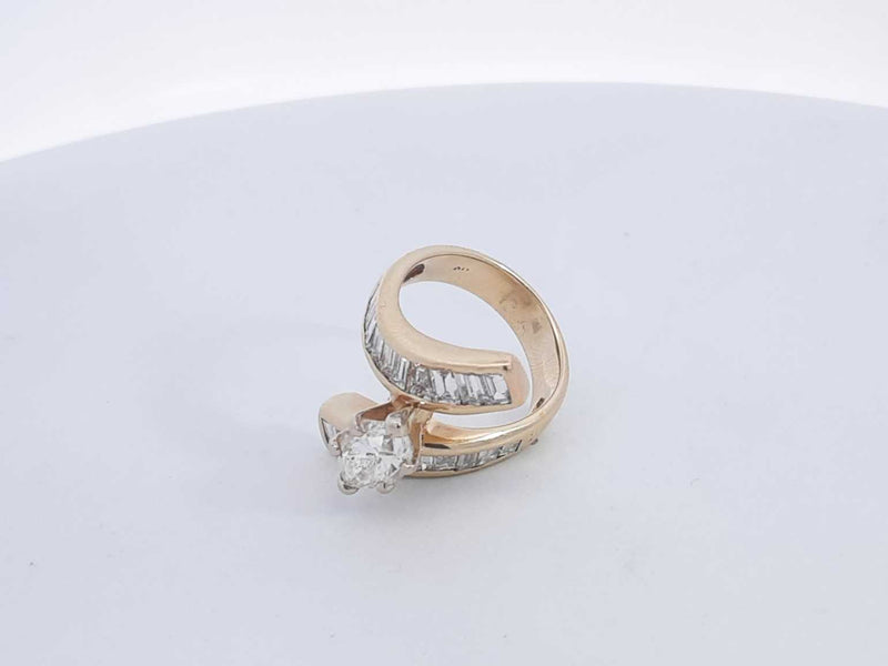 3.48 Cttw 14k Yellow Gold 9.4 G Wedding Ring Size 7 Aa0525wxzxsa