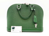 Louis Vuitton Epi Green Leather Alma Pm Handbag Sd1025wrzde