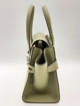 Michael Kors Carmen Belted Green Coated Canvas Crossbody Satchel Do1224ixde