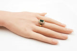 James Avery Heirloom Emerald & Diamond Ring In 18k Yellow Gold 9.5 Grams Size 6.25 Fw0726czxdu