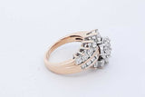 1.2cttw Diamond Ring In 14k Yellow Gold 8.8 Grams Size 5 Eb0926sxzde