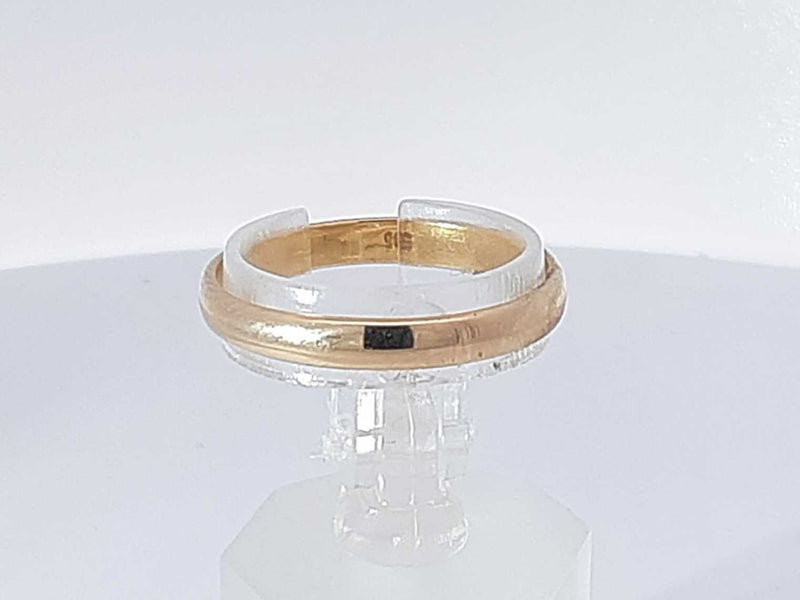 14k Yellow Gold 1.9 Grams Wedding Band Size 8 Aa0925ersa