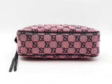 Gucci Gg Marmont Diagonal-quilted Canvas Shoulder Bag In Pink Fw0825ozxdu