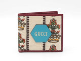 Gucci Limited Edition Centennial Bifold Wallet In Jacquard & Leather Fw0526oxzdu