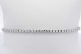 2.34cttw Lab Grown Diamond Tennis Bracelet 10k White Gold 4g 7 Inch Eb0526iirdu