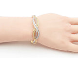 1.94ctw Diamonds 14k Yellow Gold 12.8 Grams Bracelet 9 Inch Sd0425ezxsa