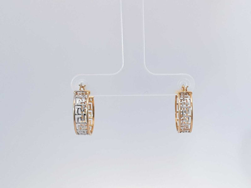 18k Yellow Gold Hoop Earrings 3 Grams Aa0825lpzsa