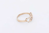 14k Yellow Gold Ring With Heart Design 1.4 Grams Size 6 Eb1024prsa