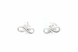 Tiffany & Co. Sterling Silver Infinity Stud Earrings 1.1 Grams Eb0626crsa