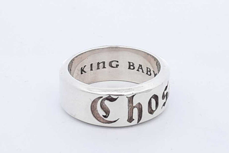 King Baby Chosen Sterling Silver Ring 15.8 Grams Size 12 Eb0624lxzsa